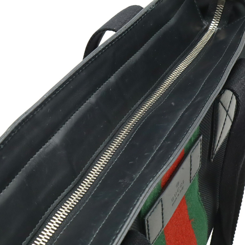 GUCCI Black Leather Shoulder Bag - Picture 7 of 10